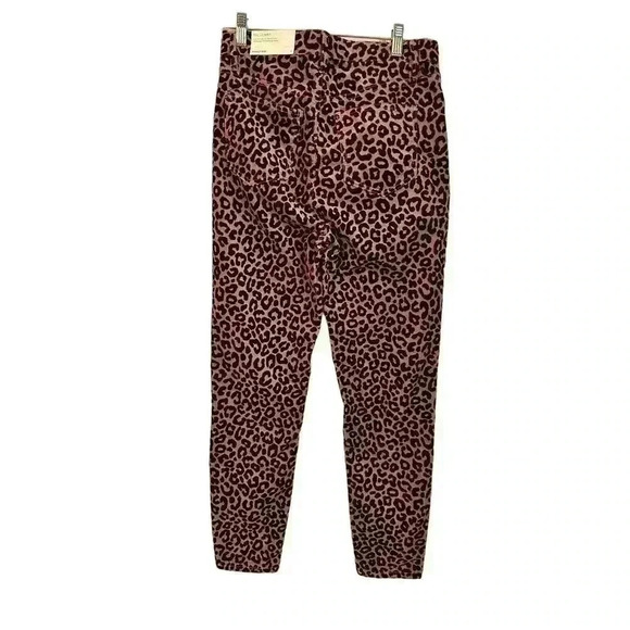 NWT Ann Taylor Animal Print The Skinny High Rise Corduroy Pants Size 4 - Picture 2 of 9
